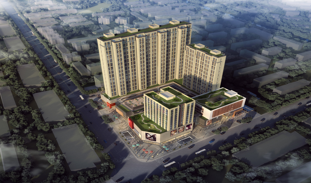 華府領秀城玻璃幕墻、鋁單板幕墻設計案例 華府領秀城玻璃幕墻、鋁單板幕墻設計案例